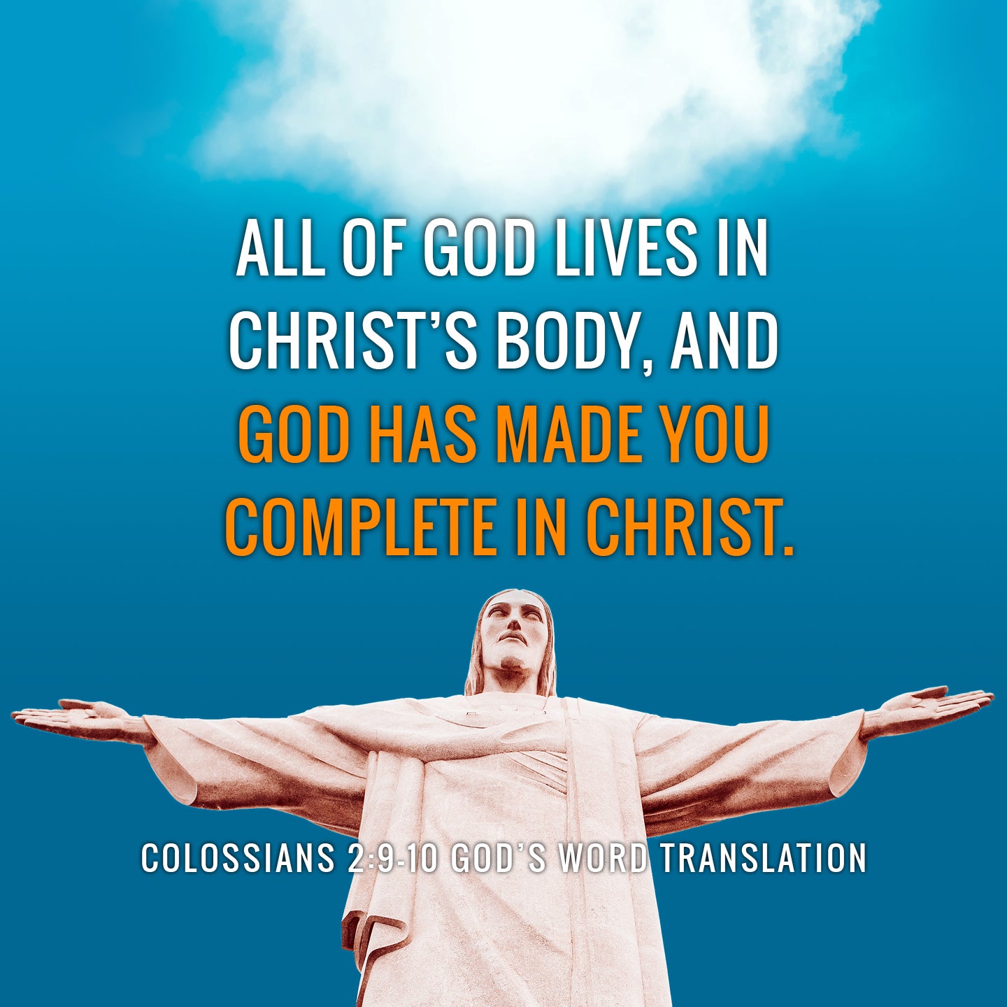 Comparing Colossians 2:9-12 God has made you complete in Christ