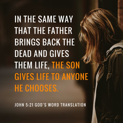 Compare John 5:20-21 in Four Translations