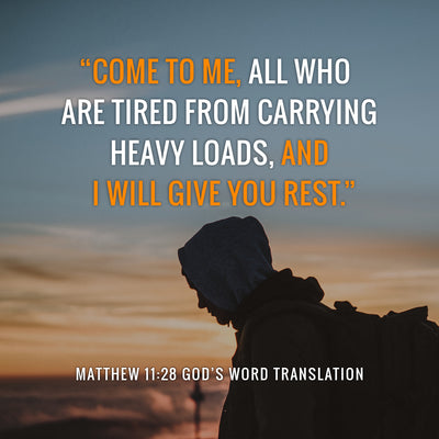 Compare Matthew 11:28 in Four Translations