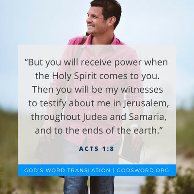 Compare Acts 1:8 in Four Translations