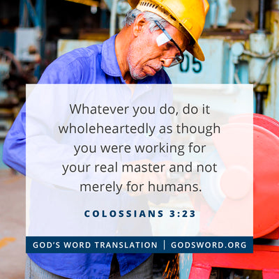 Comparing Colossians 3:23