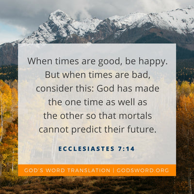 A Comparison of Ecclesiastes 7:14