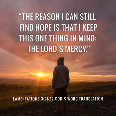 Comparing Lamentations 3:21-22