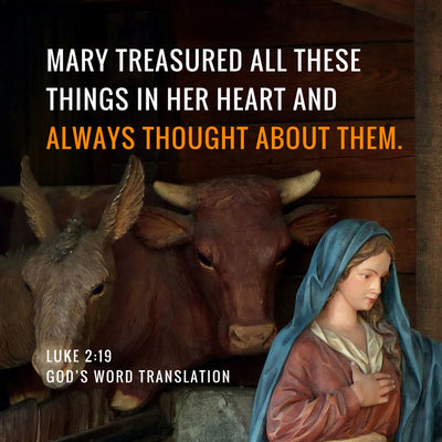 Compare Luke 2:15-19 in Four Translations