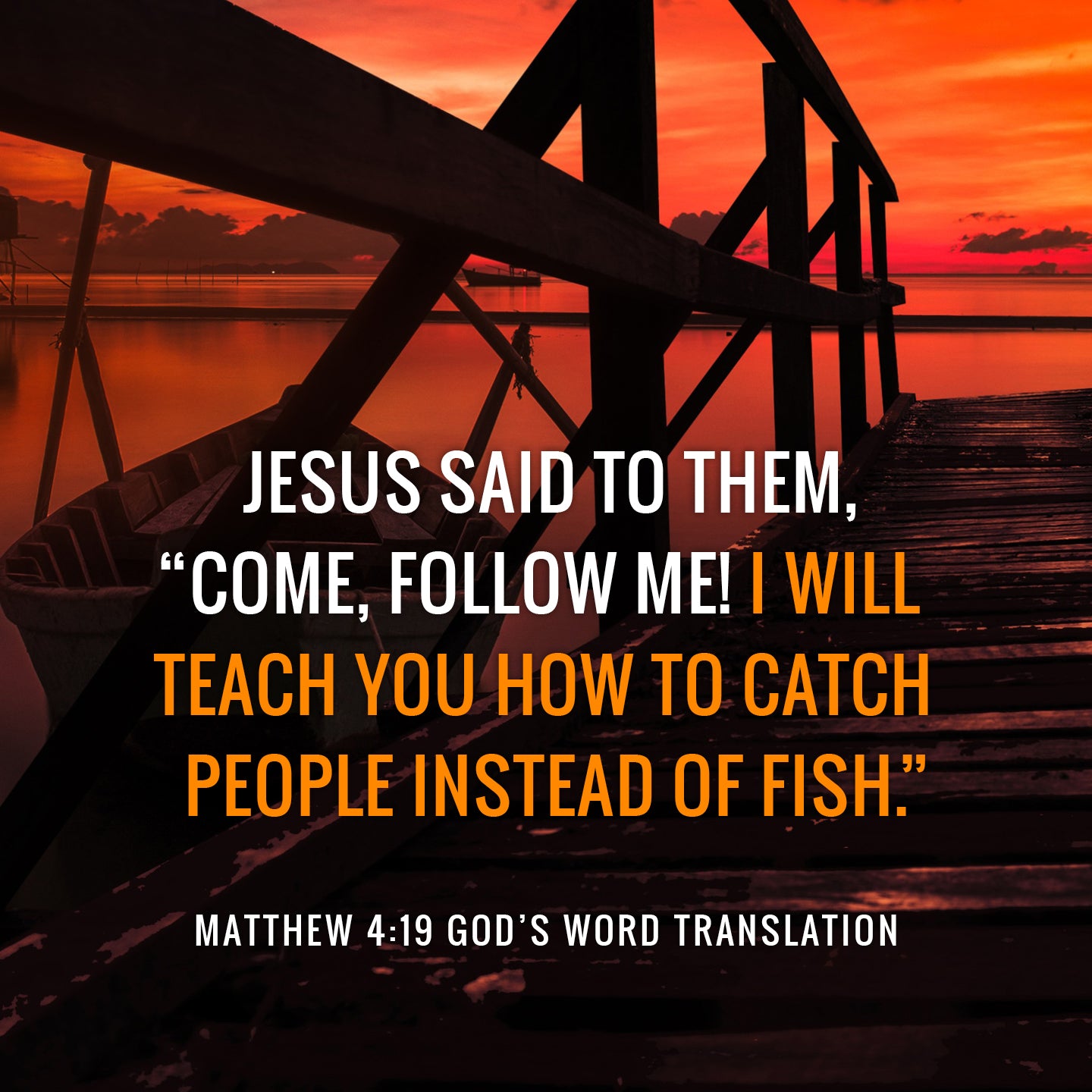 Compare Matthew 4:18-20 Jesus said to them, “Come, follow me!” – God’s ...