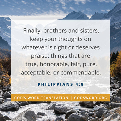 A Comparison of Philippians 4:8