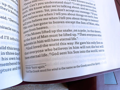 GOD'S WORD Wide-Margin Deluxe Bible Typesetting